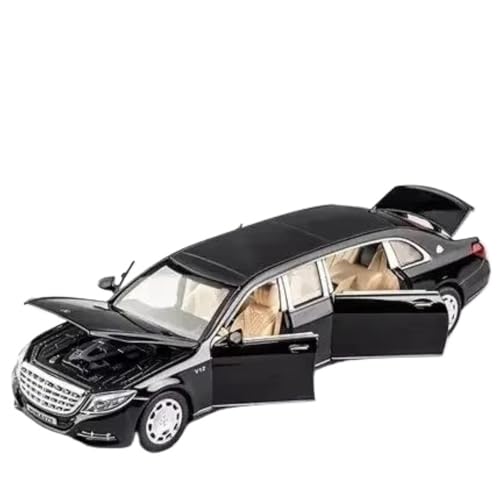 Modellauto im Maßstab 1:32 for Mercedes-Benz Maybach S650 GLE63S Miniauto Druckgussmodell Sound- Und Licht-Rückziehauto Fertiges Automodell(S650 Black) von BOFSMXXNP