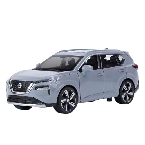 Modellauto im Maßstab 1:32 for Nissan X-Trail SUV-Legierungsautomodell Aus Metalldruckguss-Geländewagenmodell Mit Ton Und Licht Fertiges Automodell(Titanium) von BOFSMXXNP
