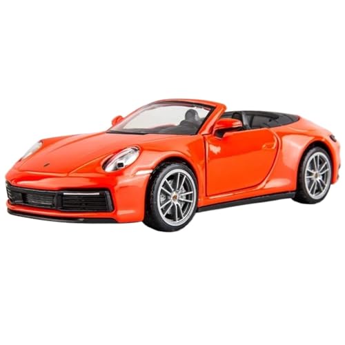 Modellauto im Maßstab 1:32 for Porsche 911 Carrera Supersportwagen Legierung Modellauto Druckguss Sound Und Licht Auto Exquisite Sammlung Ornamente Fertiges Automodell(Red) von BOFSMXXNP