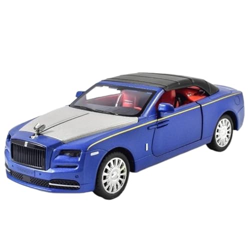 Modellauto im Maßstab 1:32 for Rolls-Royce Dawn SP EC Legierung Druckguss Automodell Sound Und Licht Pullback Sammlerstück Fertiges Automodell(Blue) von BOFSMXXNP