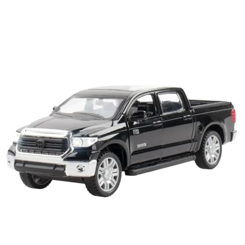 Modellauto im Maßstab 1:32 for Tundra Raptor F150 Pickup-Truck-Modell Miniatur-Sound- Und Licht-Truck Fertiges Automodell(Tundra Black) von BOFSMXXNP