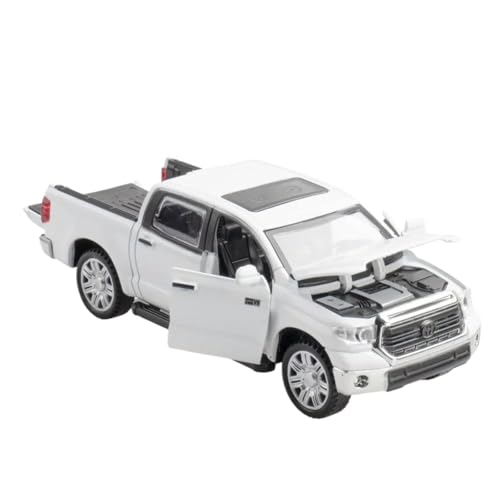 Modellauto im Maßstab 1:32 for Tundra Raptor F150 Pickup-Truck-Modell Miniatur-Sound- Und Licht-Truck Fertiges Automodell(Tundra White) von BOFSMXXNP