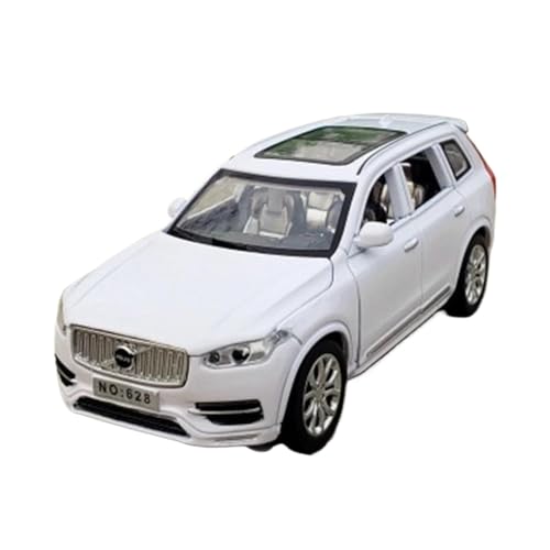Modellauto im Maßstab 1:32 for Volvo XC60 XC90 SUV Legierung Automodell Druckguss Metall Fahrzeugmodell Fertiges Automodell(XC90 White) von BOFSMXXNP