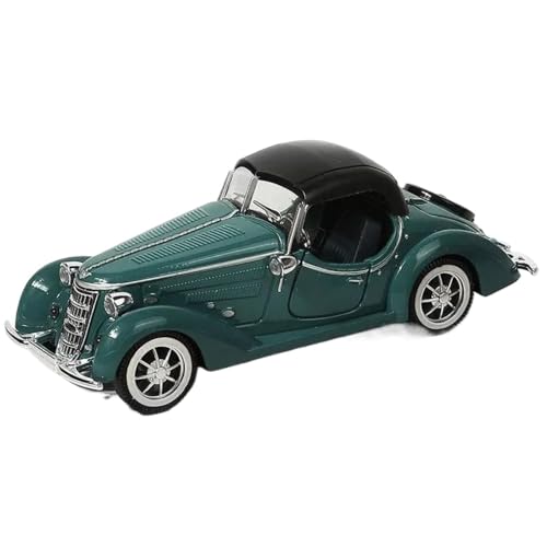 Modellauto im Maßstab Legierung Öffnen Und Schließen Markise Retro Auto Modell Auto Rebound Auto Modell Kann Öffnen Die Tür Druckguss Fertiges Automodell(Colorful) von BOFSMXXNP