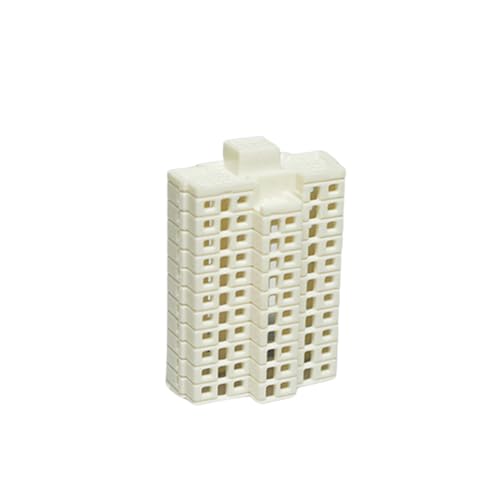 BOGEEL Unlackiertes Miniatur-Wohnhaus Modell Realistische Wohndioramen für Bastellandschaften 1/800er Maßstab 1/500 von BOGEEL