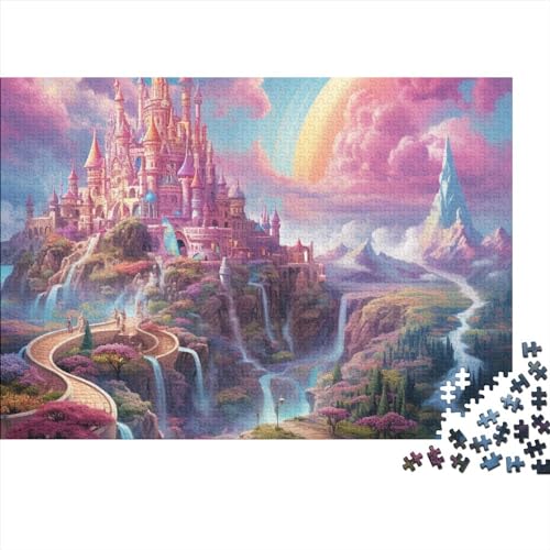 Romantic CastlePuzzles 300 Teile Erwachsene Jigsaw Puzzlespuzzle Für Erwachπsene Lernspiel Herausforderung Spielzeugfür Die Ganze Familie 300 DIY Kit Teiles Für Erwachsene 300pcs (40x28cm) von BOHHO