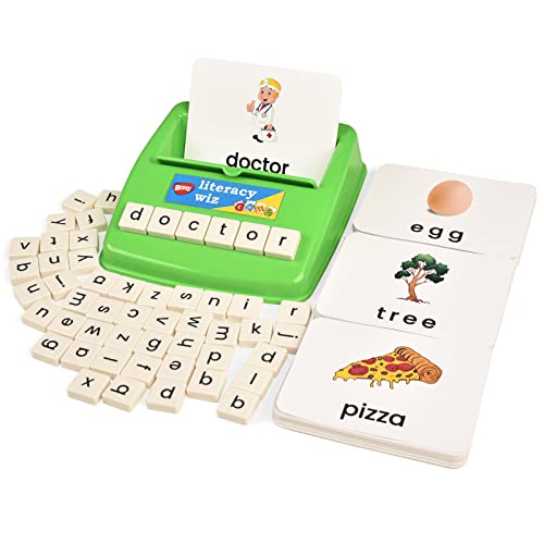 BOHS Englisch Lernspiel für Kinder - Kleinbuchstaben Gemeinsame Wörter - 60 Lernkarten - Lernspielzeug für Kinder im Vorschulalter von BOHS