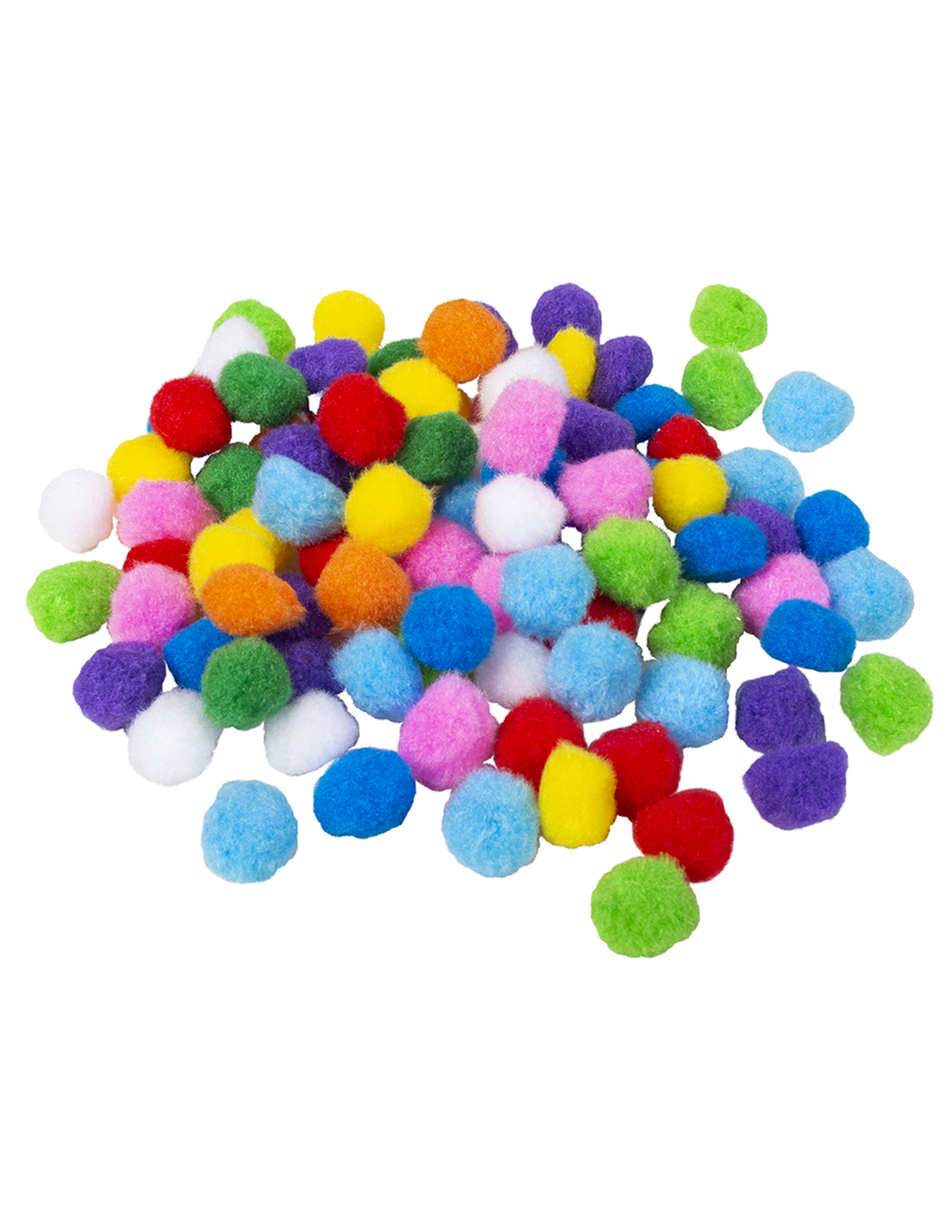 100 bunte Pompons 2 cm für Party-Deko 100 bunte Pompons 2 cm für Party-Deko von BOLAND BV