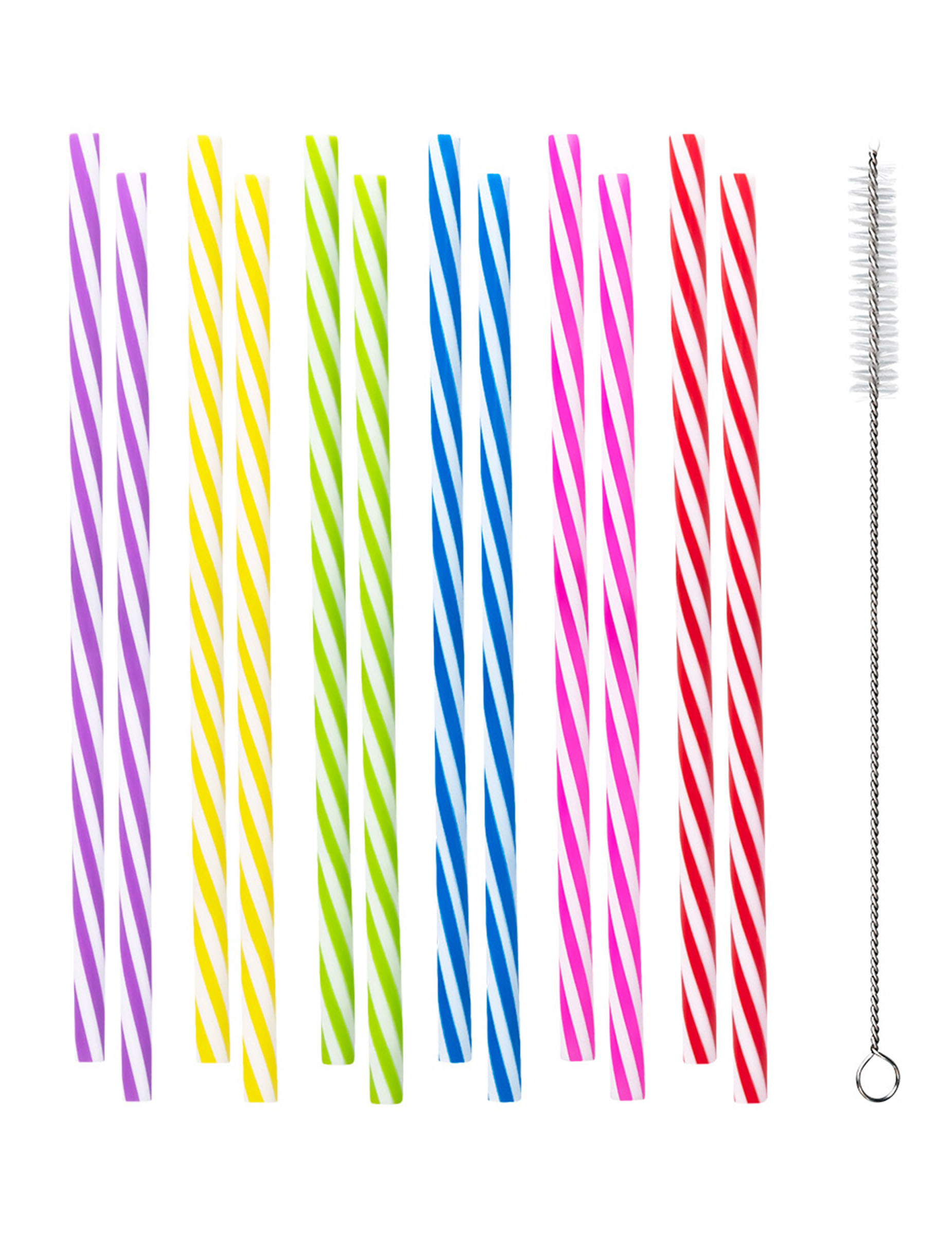 12 Plastikstrohhalme Bunt aus Kunststoff 21 cm 12 Plastikstrohhalme Bunt aus Kunststoff 21 cm von BOLAND BV