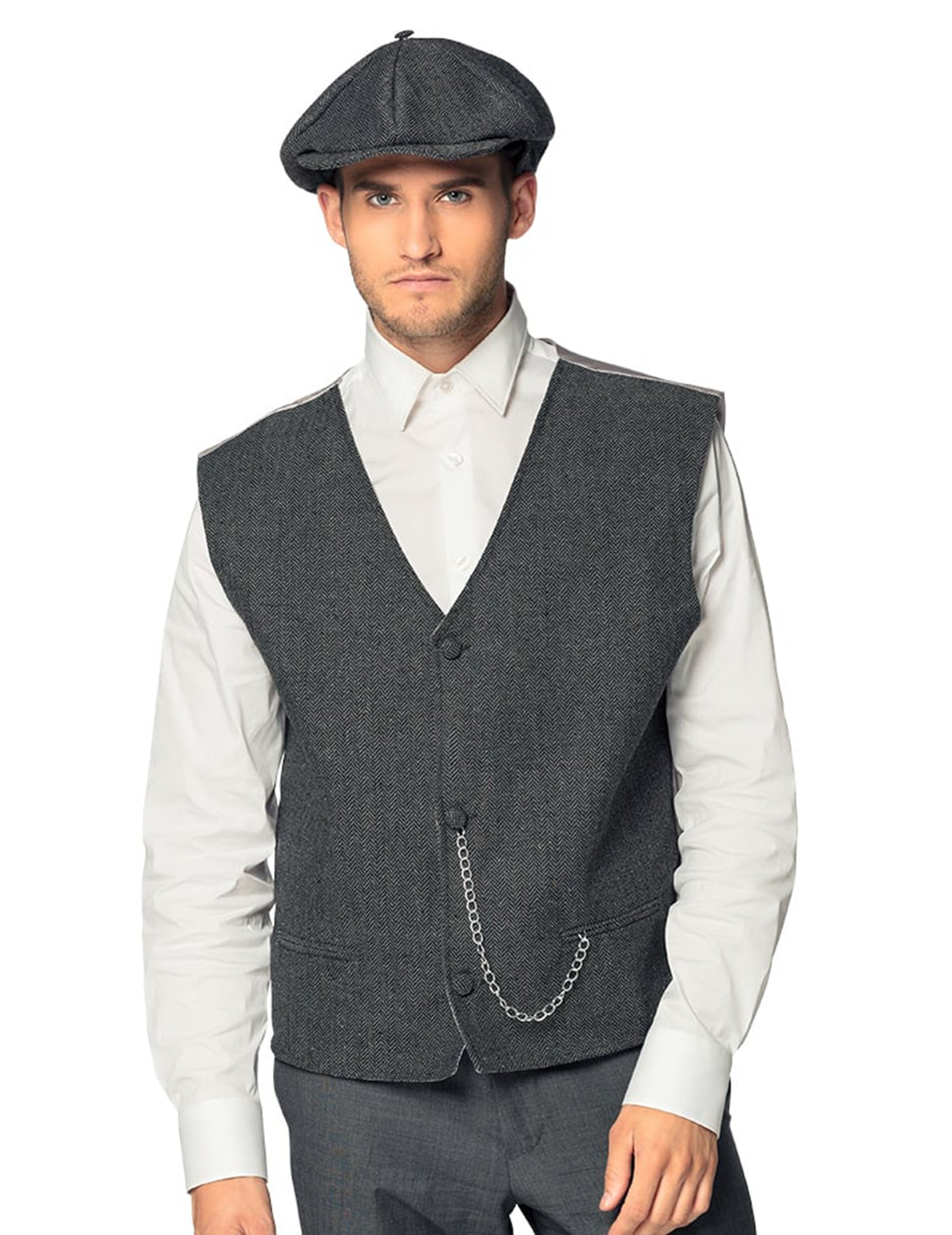 20er-Jahre Herrenkostüm grau von BOLAND BV