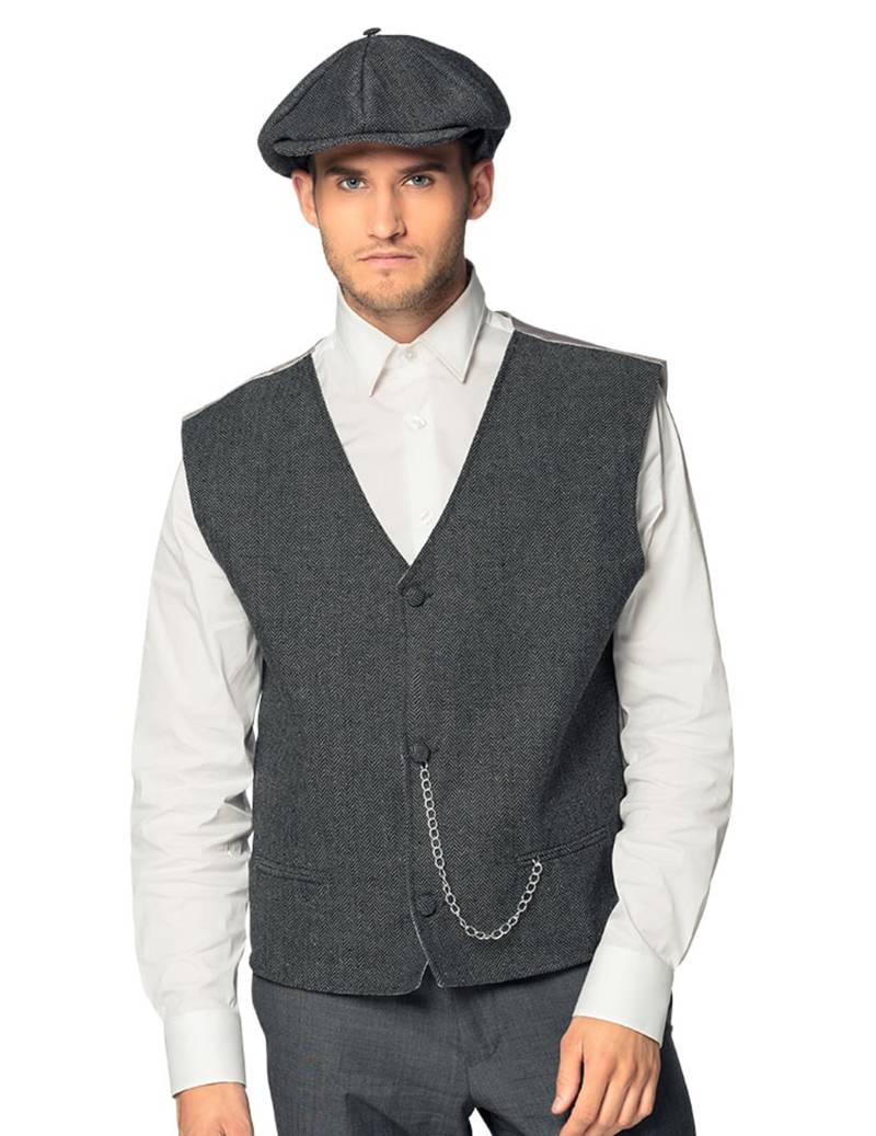 20er-Jahre Herrenkostüm grau von BOLAND BV