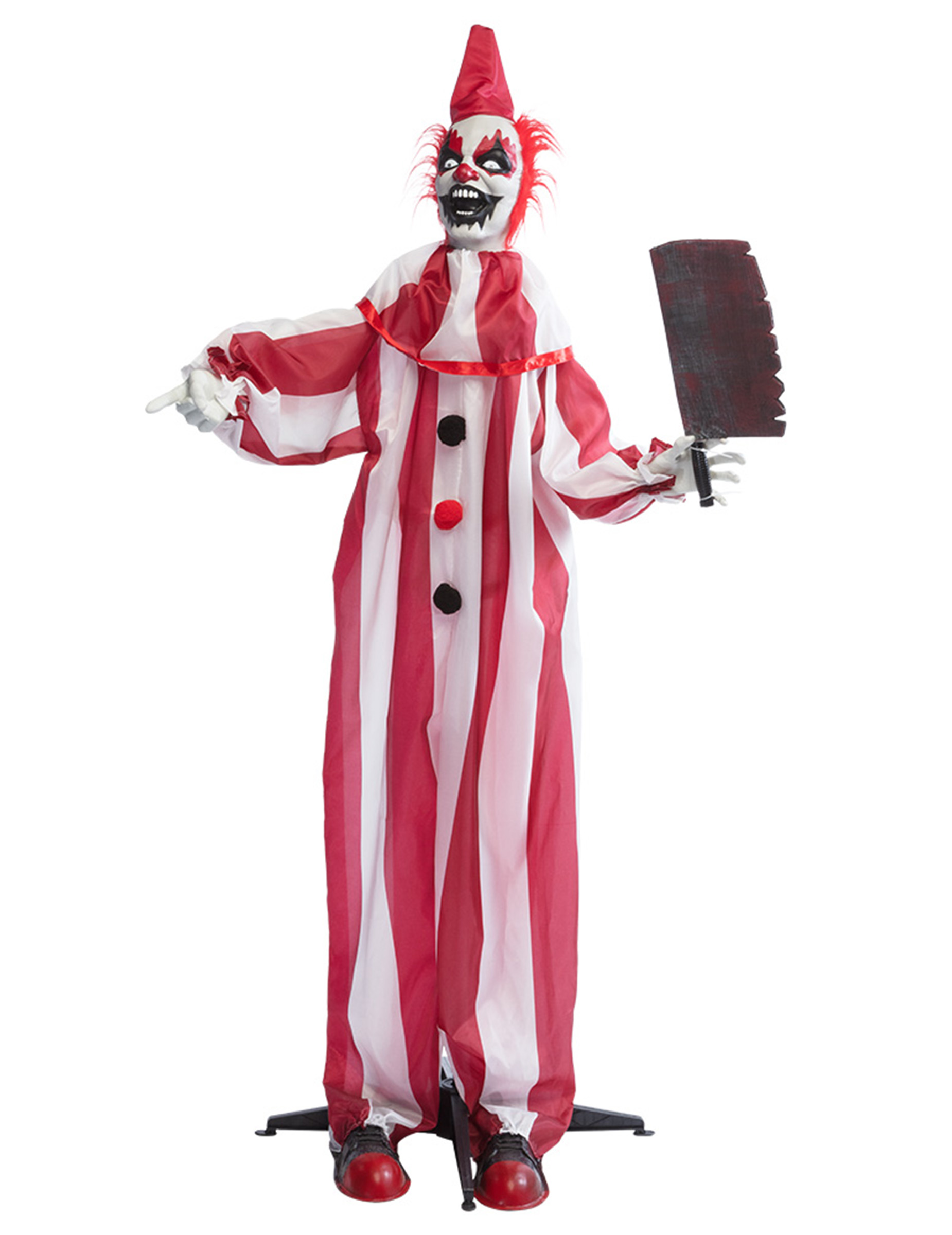 Animierte Bösewicht-Clown Dekoration mit Bewegung 170 cm Animierte Bösewicht-Clown Dekoration mit Bewegung 170 cm von BOLAND BV