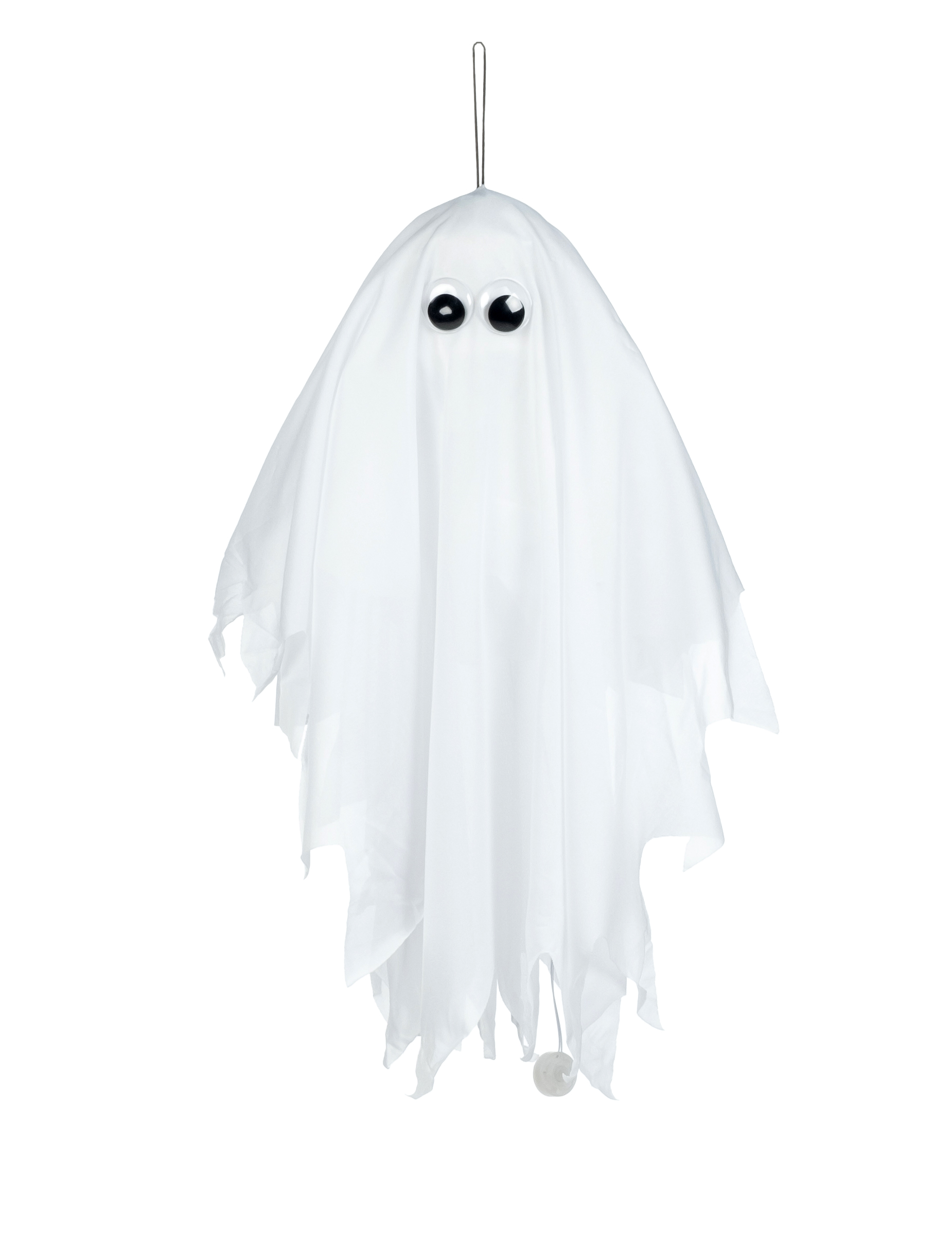 Animierte Geister-Dekofigur Halloween weiß-schwarz 48 cm Animierte Geister-Dekofigur Halloween weiß-schwarz 48 cm von BOLAND BV