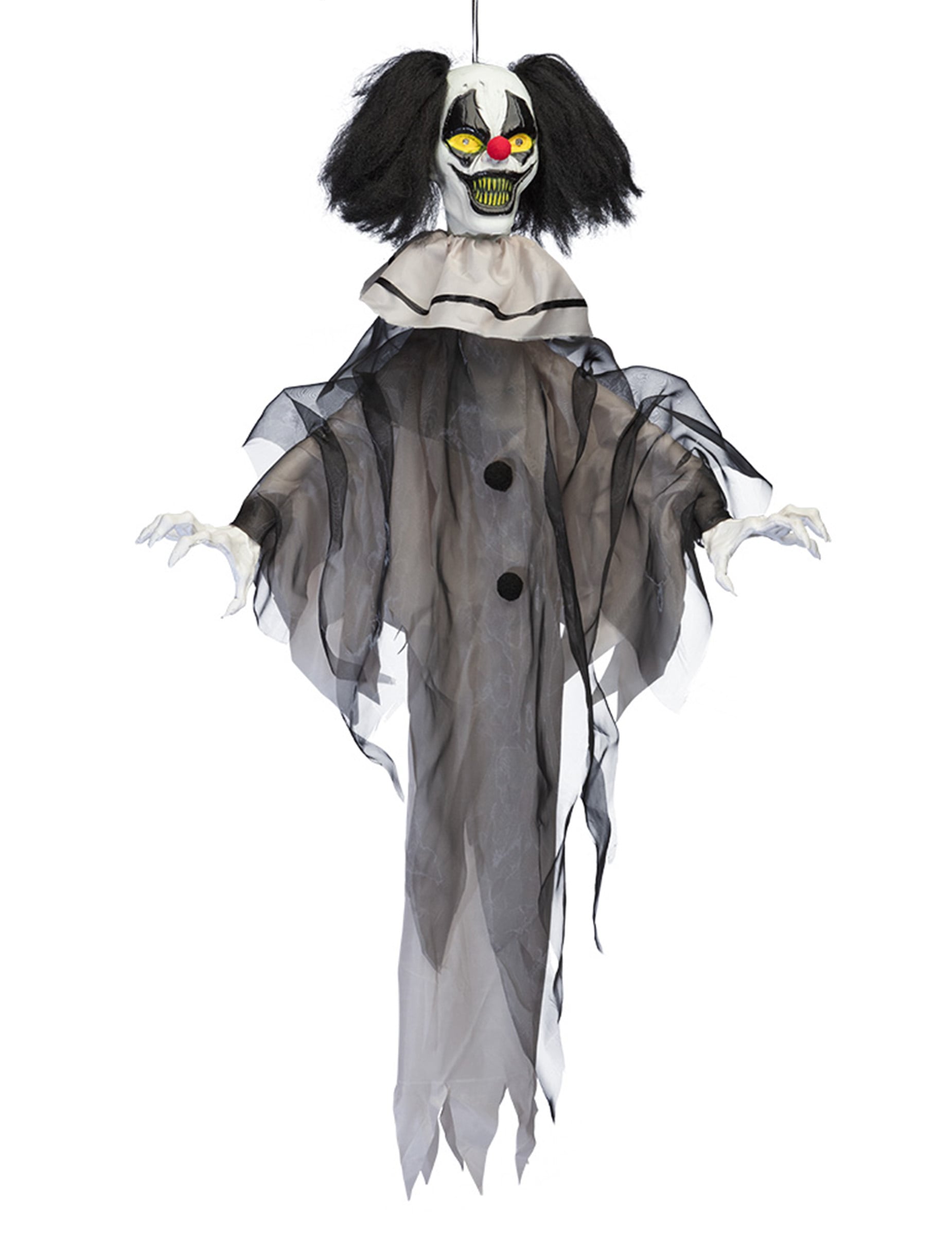Animierte Hänge-Dekoration böser Clown mit Sound + Bewegung 90 cm Animierte Hänge-Dekoration böser Clown mit Sound + Bewegung 90 cm von BOLAND BV