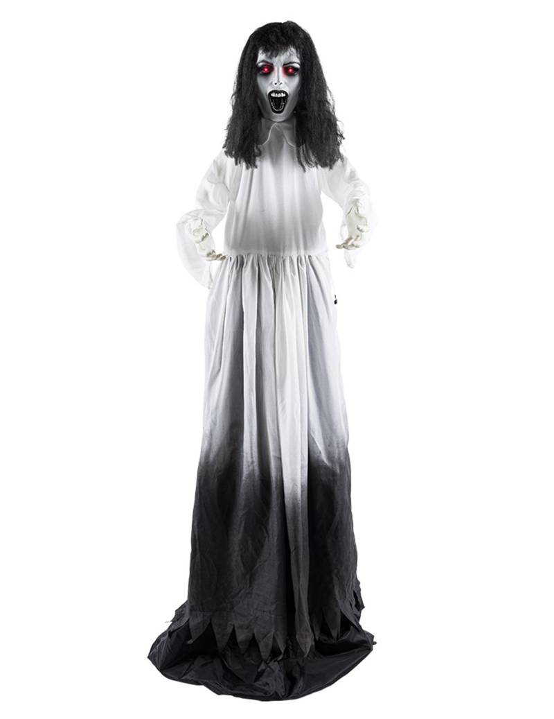 Animierte ausfahrbare Geisterwitwe Halloween-Deko 190-225cm mit Bewegung Animierte ausfahrbare Geisterwitwe Halloween-Deko 190-225cm mit Bewegung von BOLAND BV