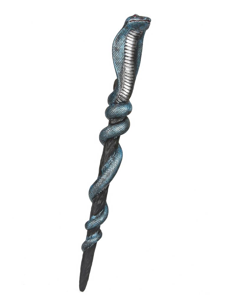 Antikes Zepter Schlange blau 64cm von BOLAND BV