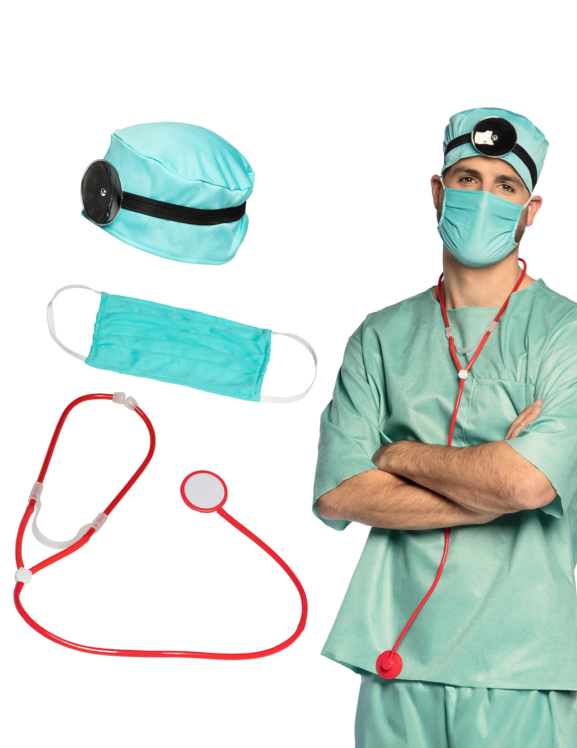 Arzt Doktor Zubehör Set für Erwachsene Arzt Doktor Zubehör Set für Erwachsene von BOLAND BV