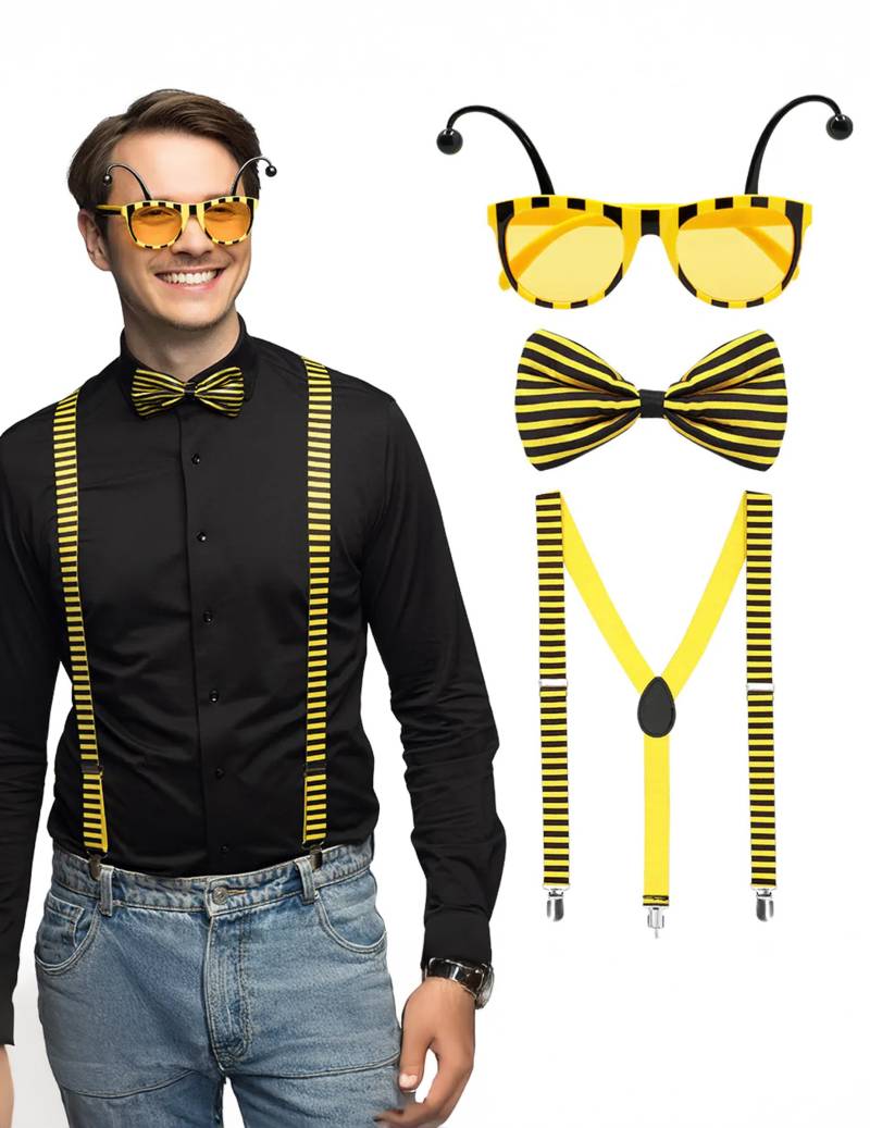 Biene Kostüm Zubehör Set Erwachsene Accessoires Biene für Erwachsene von BOLAND BV