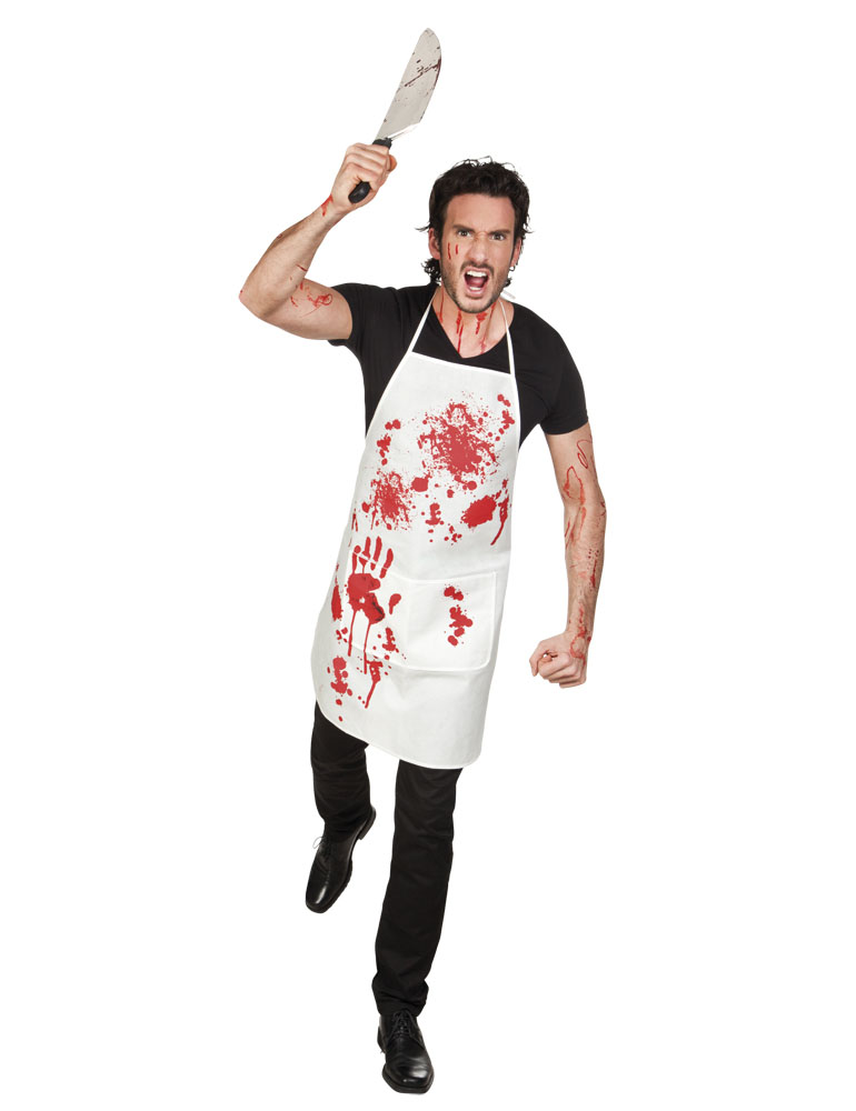 Blutige Schürze Schlachter-Schürze rot-weiss 86cm Blutige Schürze Schlachter-Schürze rot-weiss 86cm von BOLAND BV