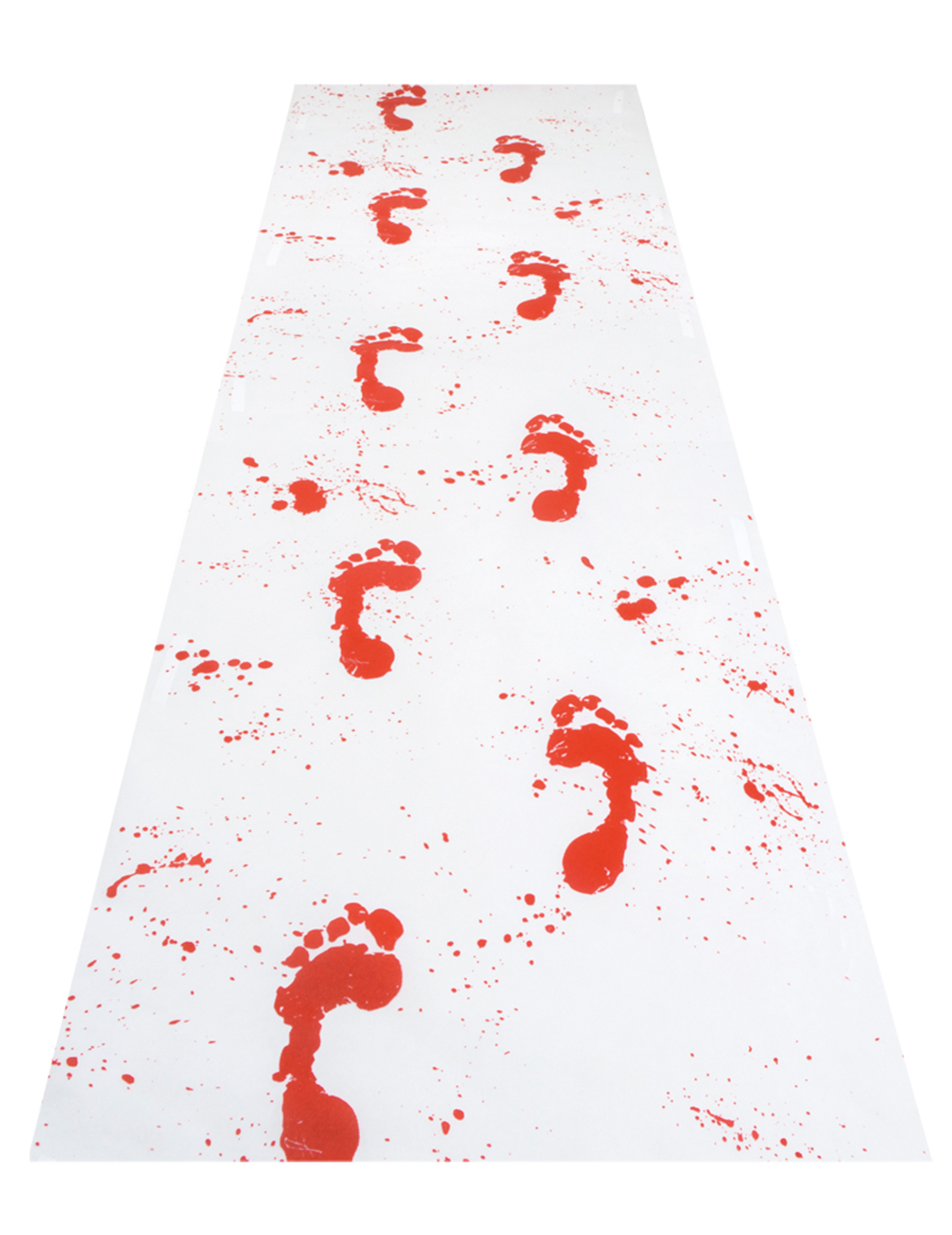 Blutiger Halloween-Läufer Teppich weiss-rot 450x60cm Blutiger Halloween-Läufer Teppich weiss-rot 450x60cm von BOLAND BV