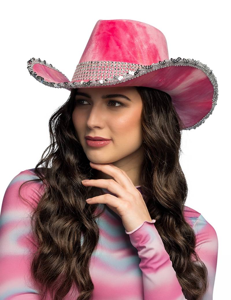 Cowboyhut Tie Dye Rosa für Erwachsene von BOLAND BV