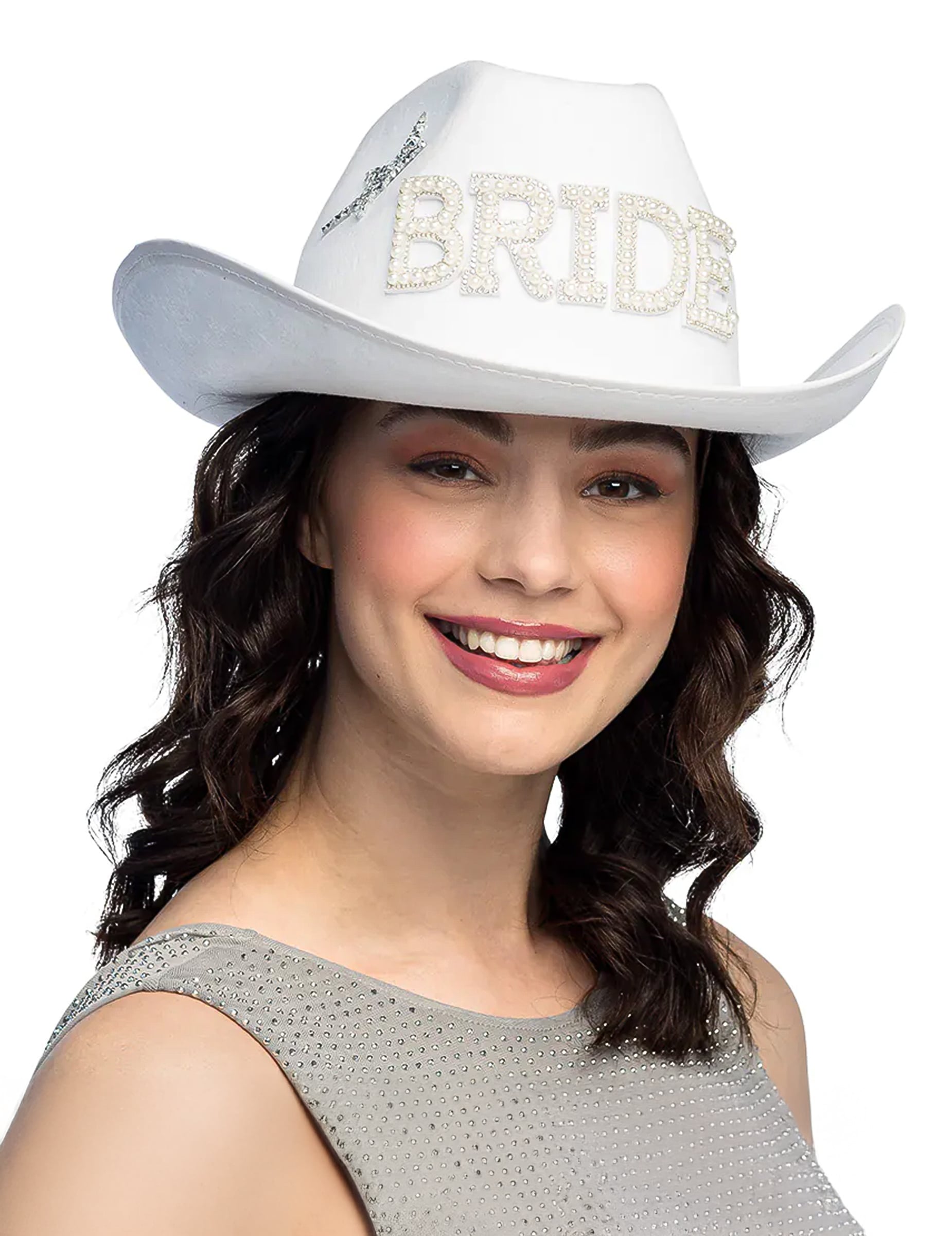 Cowboyhut mit Perlen Bride für Damen Cowboyhut mit Perlen Bride für Damen von BOLAND BV