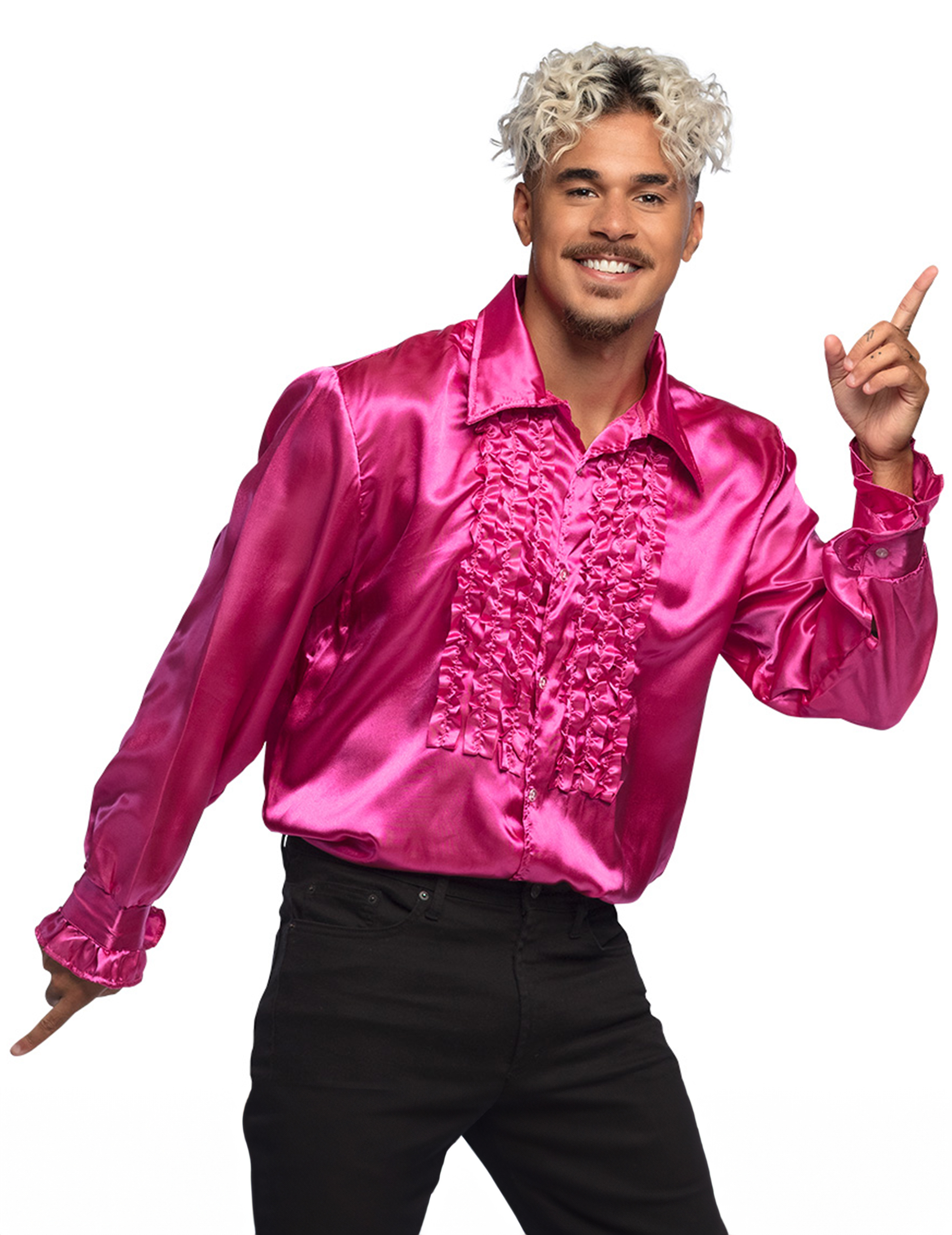 Disco - Herrenhemd rosa von BOLAND BV