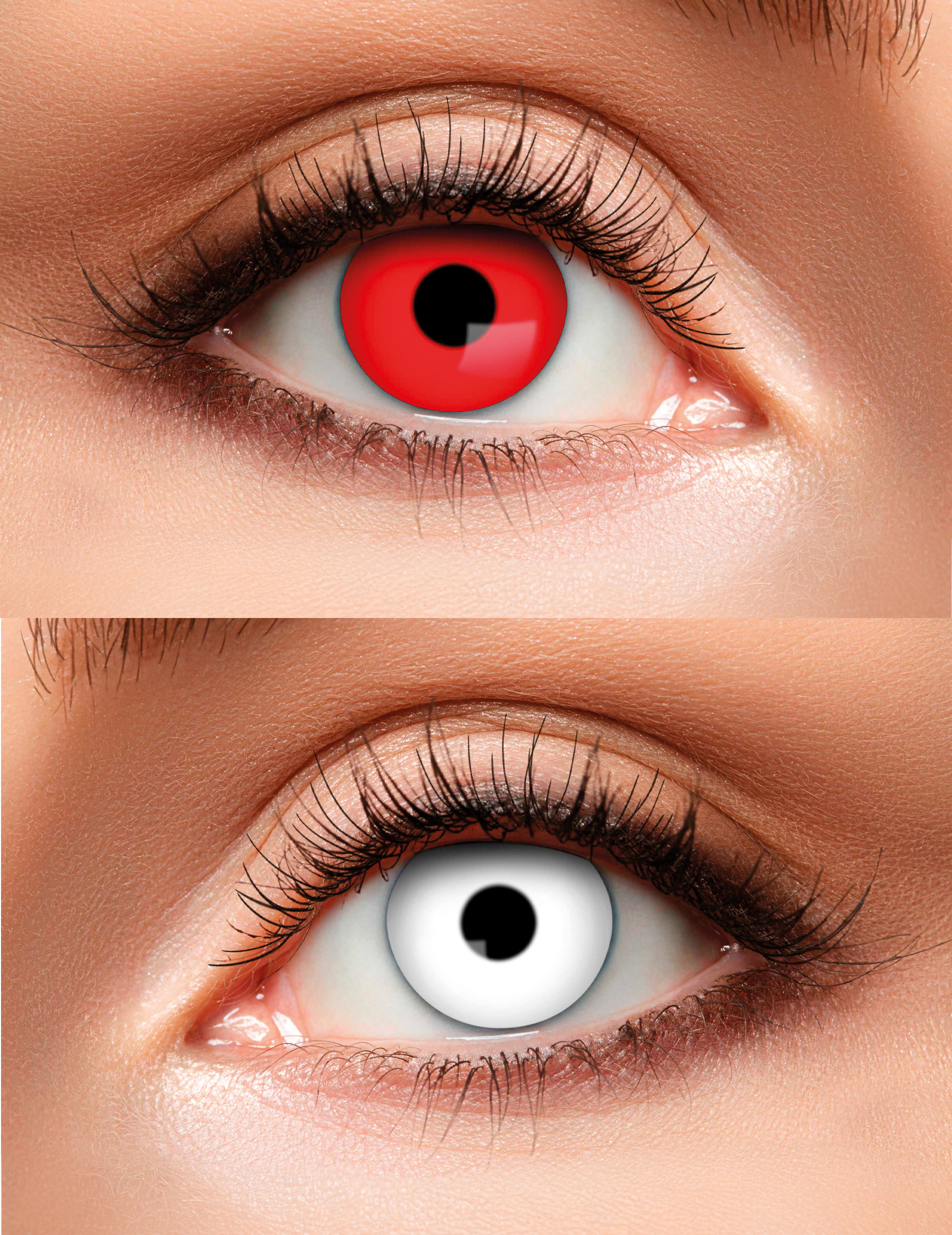 Duo Kontaktlinsen rot und weiß Duo Kontaktlinsen rot und weiß von BOLAND BV