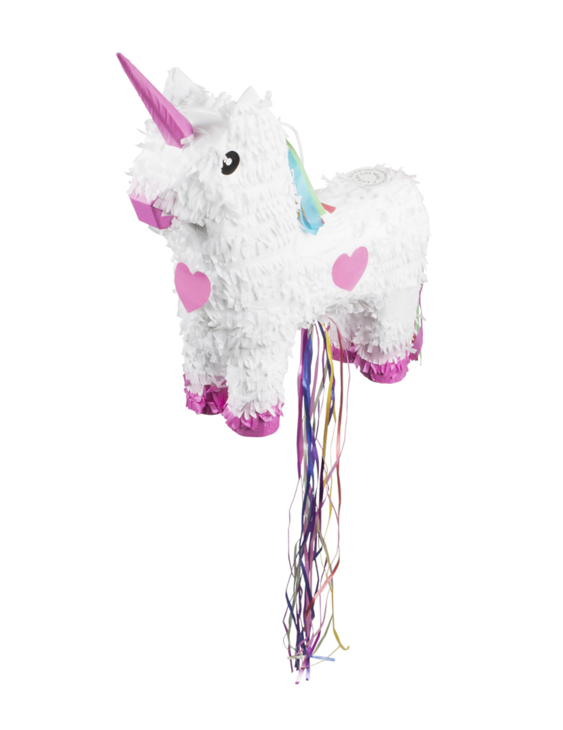 Einhorn-Pinata aus Pappkarton rosafarben-weiß 47 x 39 cm Einhorn-Pinata aus Pappkarton rosafarben-weiß 47 x 39 cm von BOLAND BV