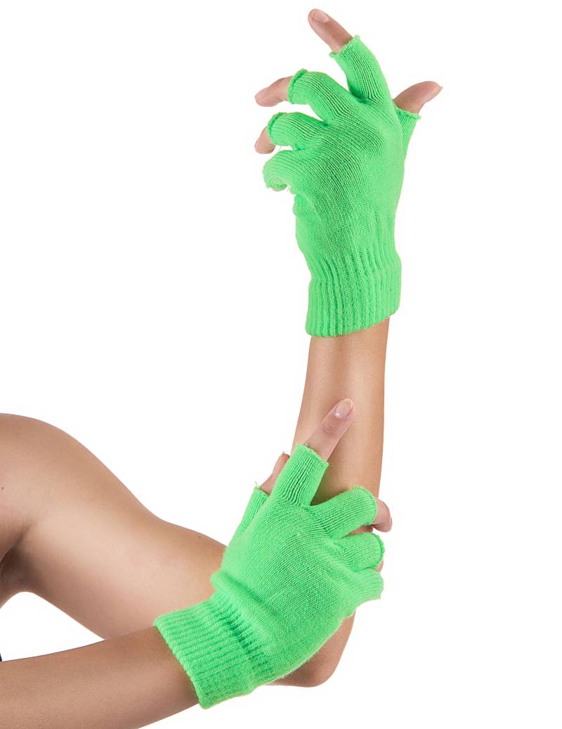 Fingerlose Armstulpen Handschuhe grün Fingerlose Armstulpen Handschuhe grün von BOLAND BV
