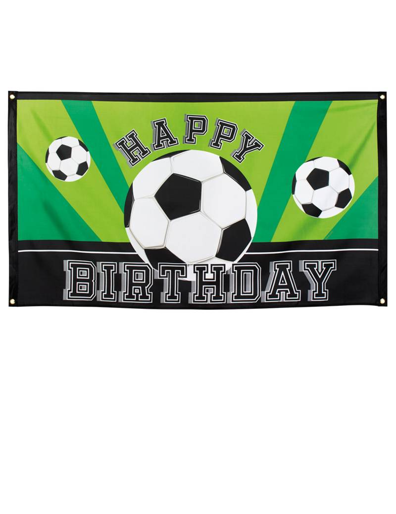 Fußball-Banner Alles Gute zum Geburtstag Partydeko 90 x 150 cm von BOLAND BV