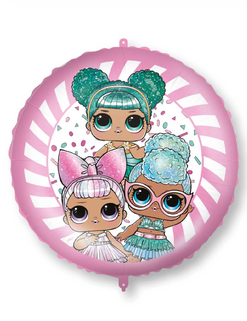 Offizieller LOL-Aluminiumballon bunt 46 cm von KARNEVAL-MEGASTORE