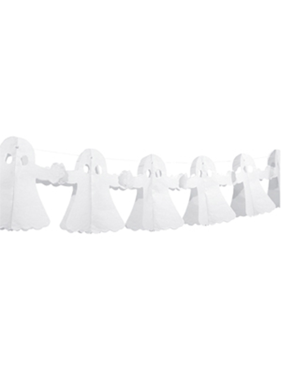 Geister Girlande Halloween Deko schwer entflammbar weiss 300x23cm Geister Girlande Halloween Deko schwer entflammbar weiss 300x23cm von WIDMANN
