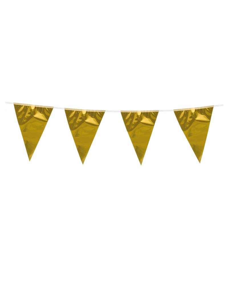 Girlande Partydeko gold 300cm von BOLAND BV