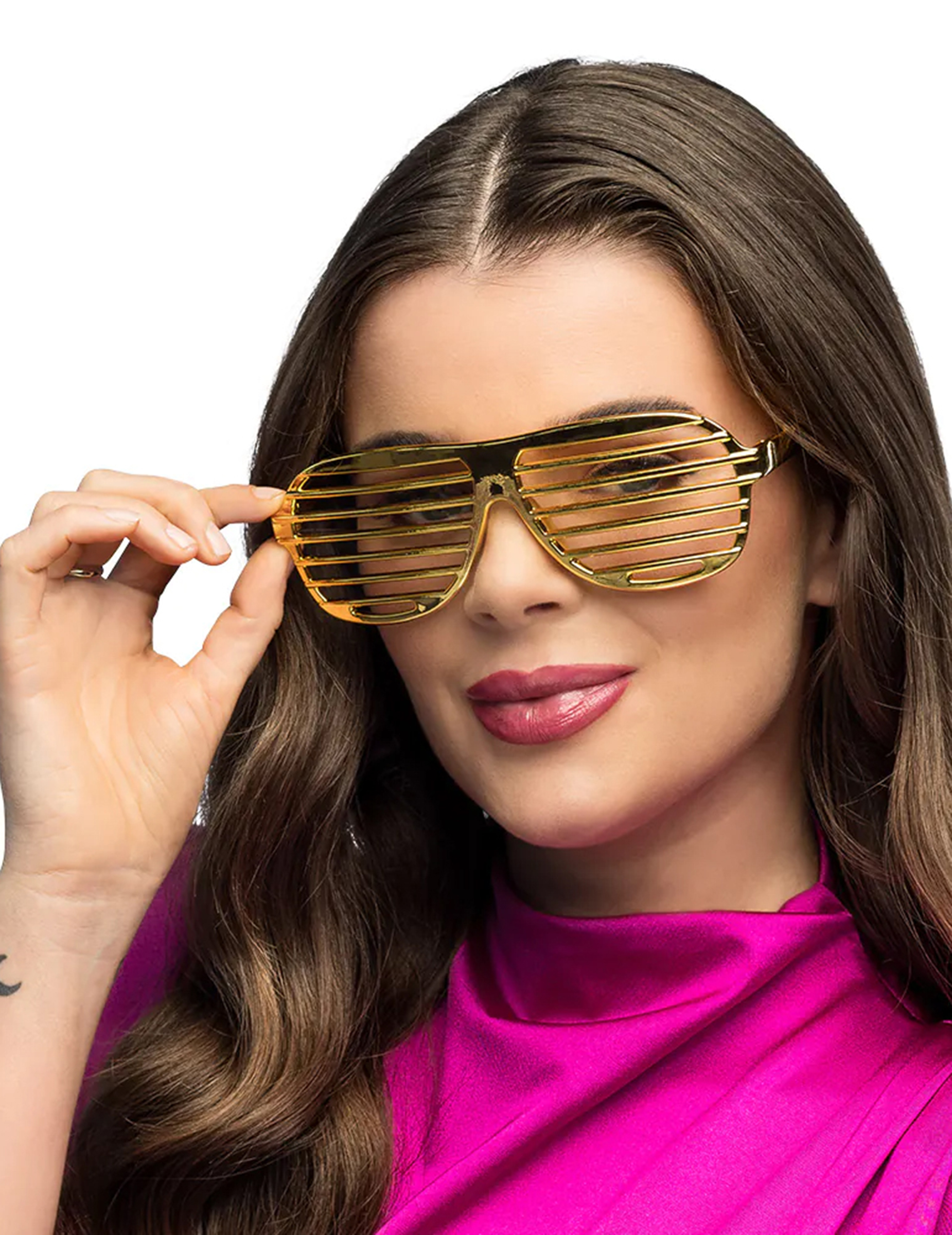 Gitterbrille Gold für Erwachsene von BOLAND BV