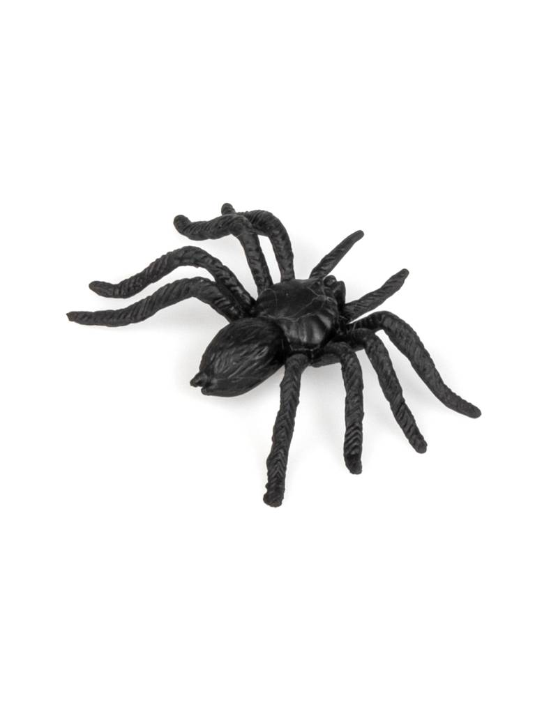 Gruselige Spinnen Halloween Party-Deko schwarz 12 Stück von BOLAND BV