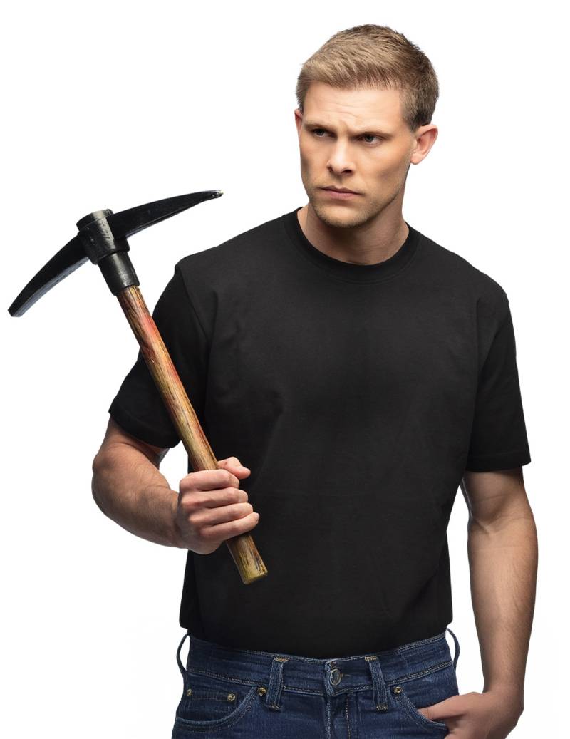Halloween Accessoire Spitzhacke braun-schwarz 51 von BOLAND BV