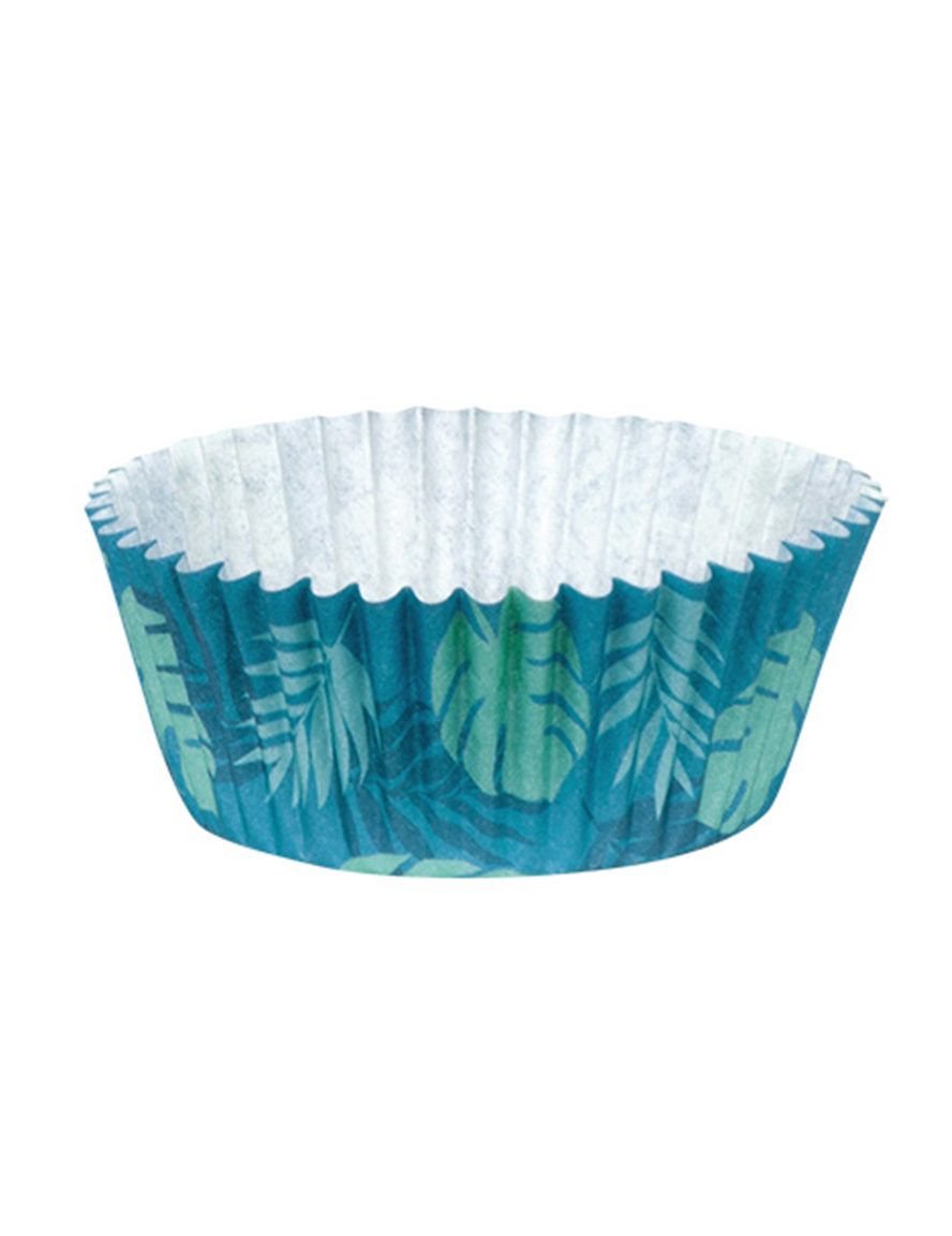 Hawaii-Cupcake-Förmchen 50 Stück blau-grün 6,5 cm Hawaii-Cupcake-Förmchen 50 Stück blau-grün 6,5 cm von BOLAND BV