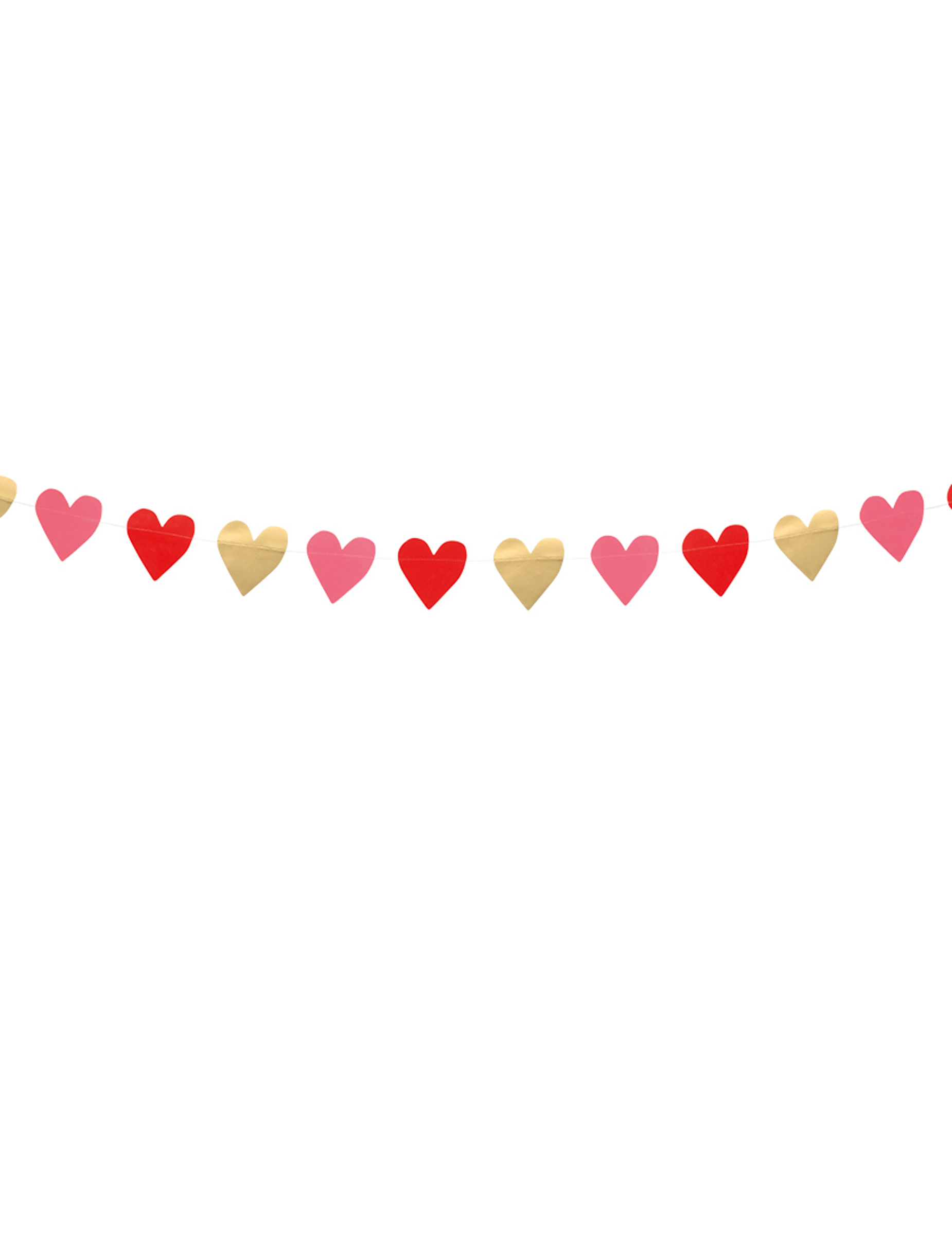 Herzen Girlande Love you bunt 2m Herzen Girlande Love you bunt 2m von BOLAND BV