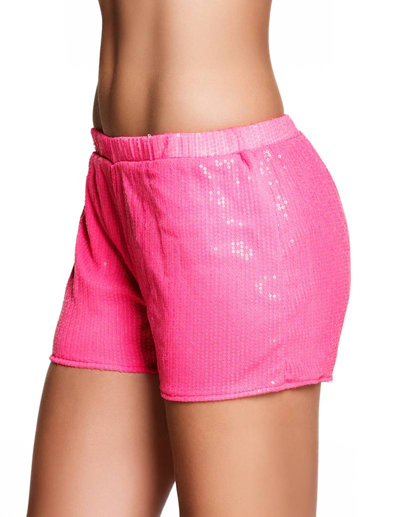Hotpants mit Pailletten pink von BOLAND BV