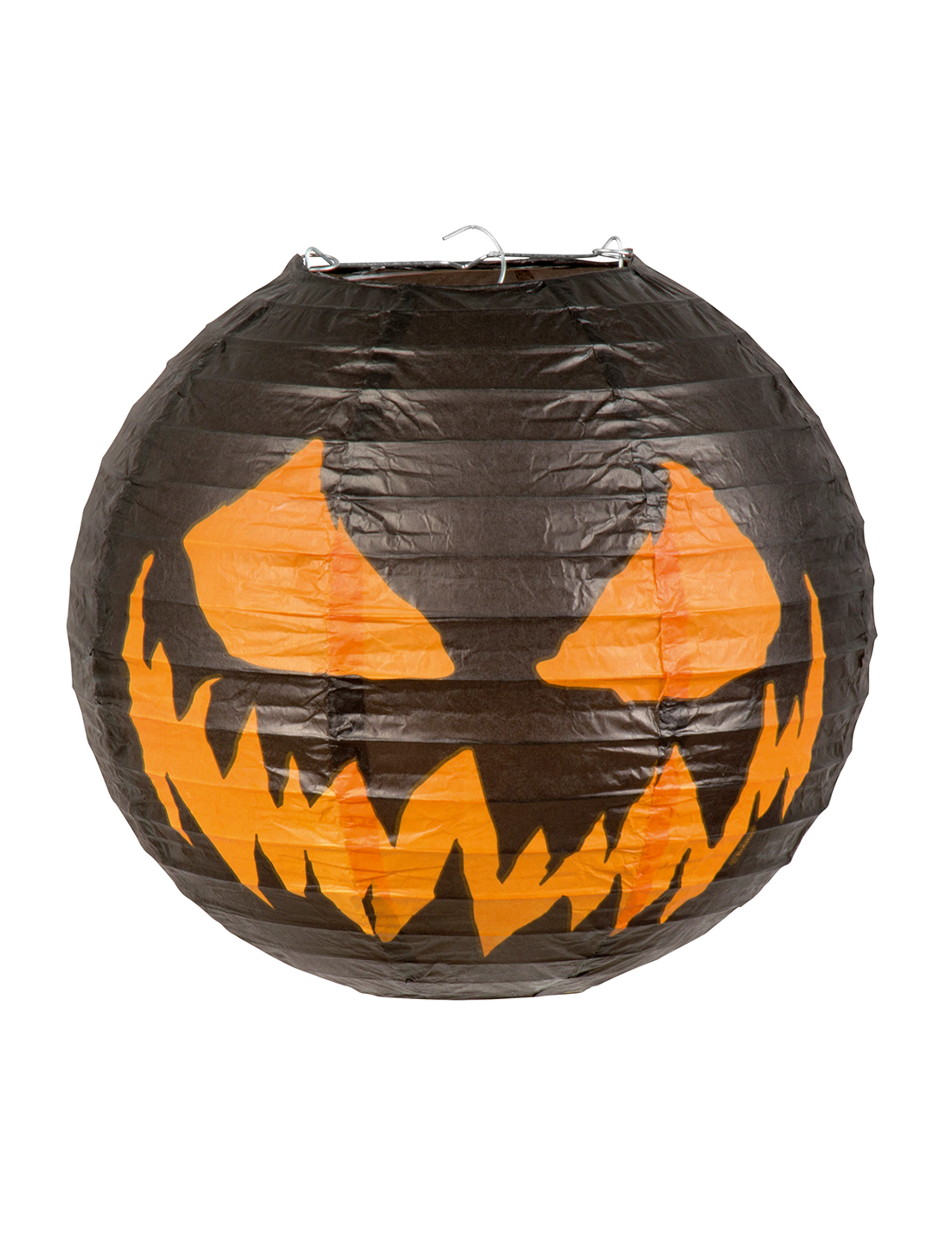 Kürbislaterne Halloween-Dekoration schwarz-orange 25cm Kürbislaterne Halloween-Dekoration schwarz-orange 25cm von BOLAND BV