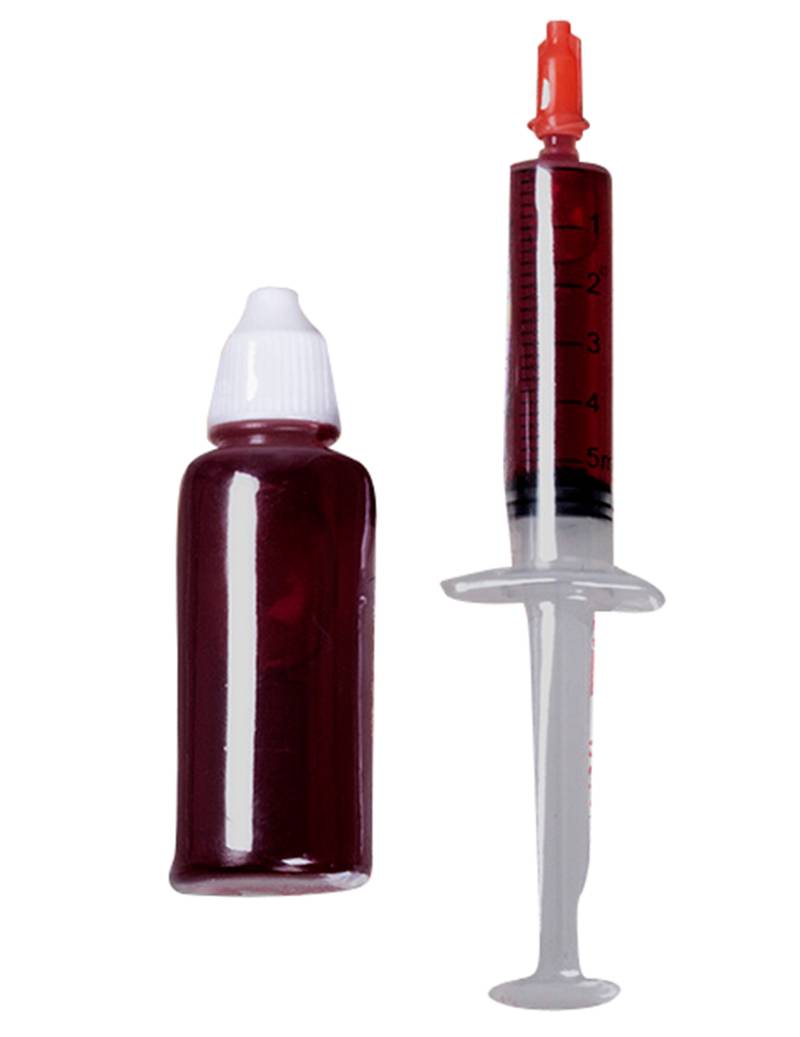 Kunstblut-Set Spritze und Flasche Make-up 33 ml von BOLAND BV
