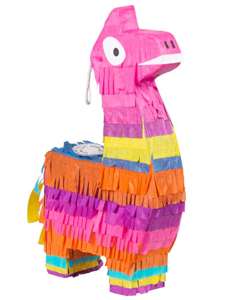 Lama Mini-Piñata bunt 23 x 13 cm von BOLAND BV
