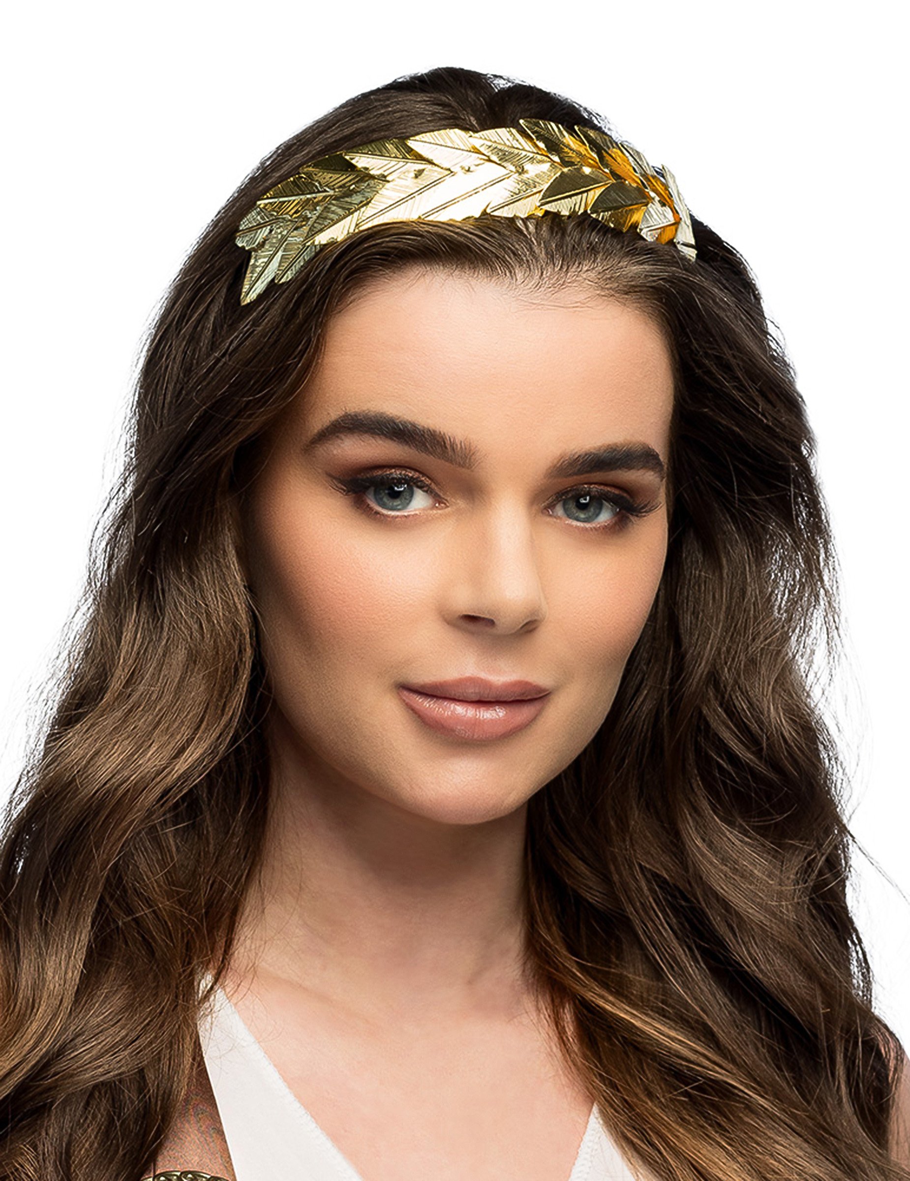 Lorbeerkranz Gold Metall für Erwachsene von BOLAND BV