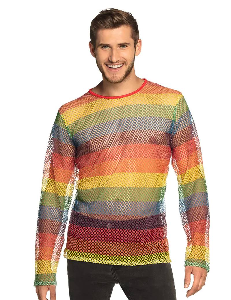 Netzoberteil Regenbogen für Herren Netzoberteil Regenbogen für Herren von BOLAND BV