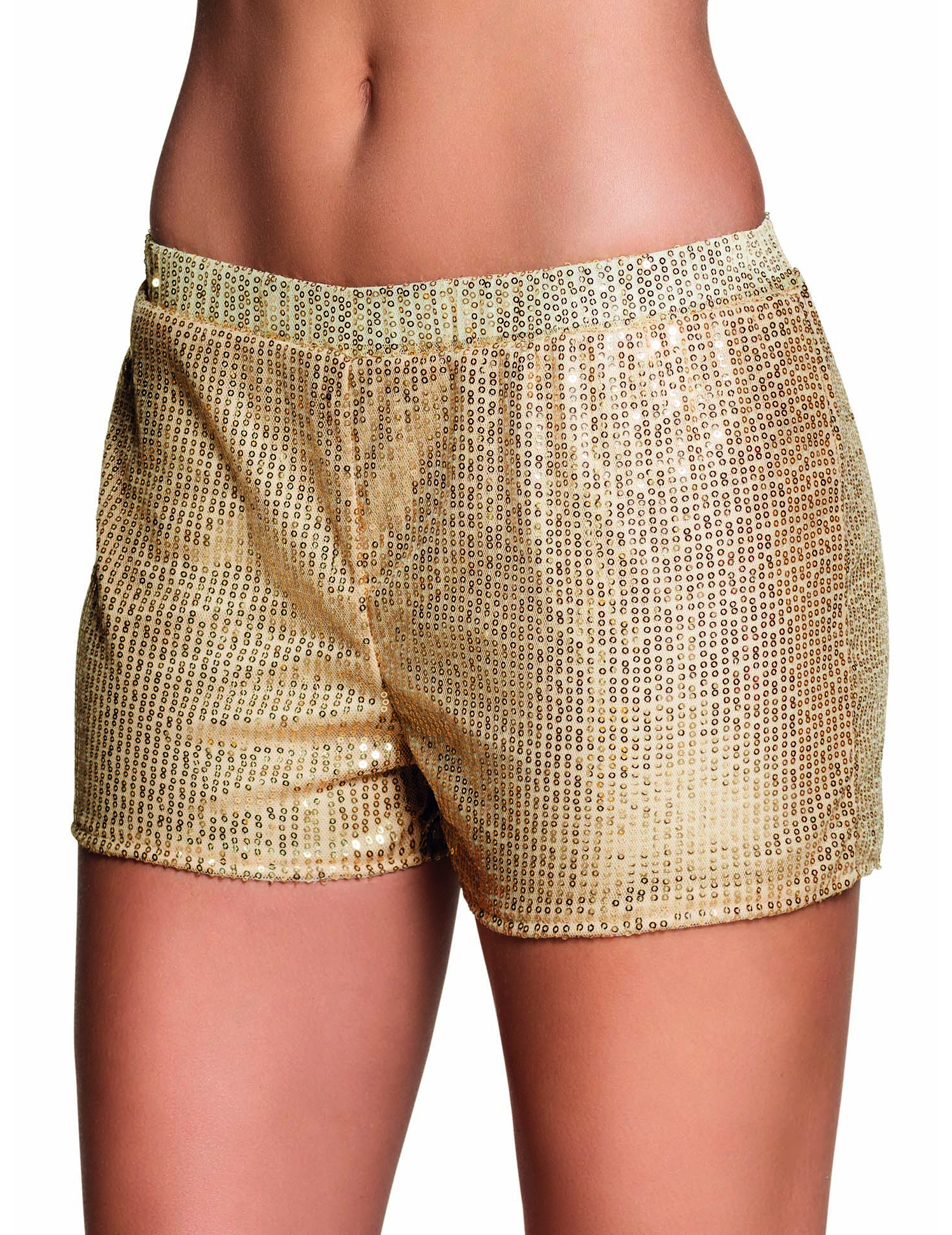 Pailletten-Shorts für Damen gold von BOLAND BV