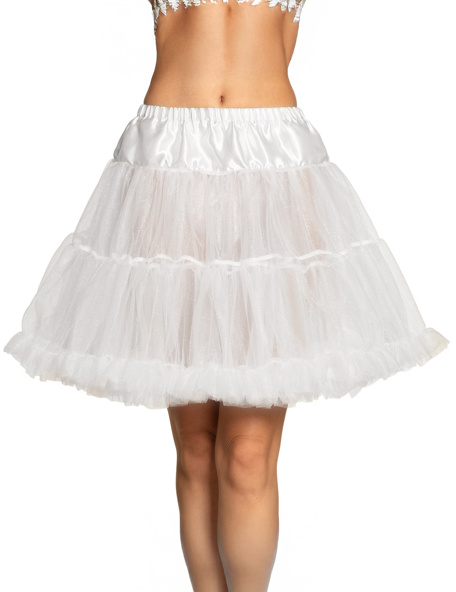 Petticoat für Damen Unterrock Accessoire weiss von BOLAND BV