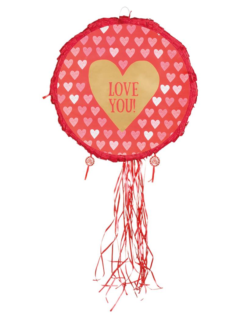 Piñata Love you rosa 40 cm von BOLAND BV