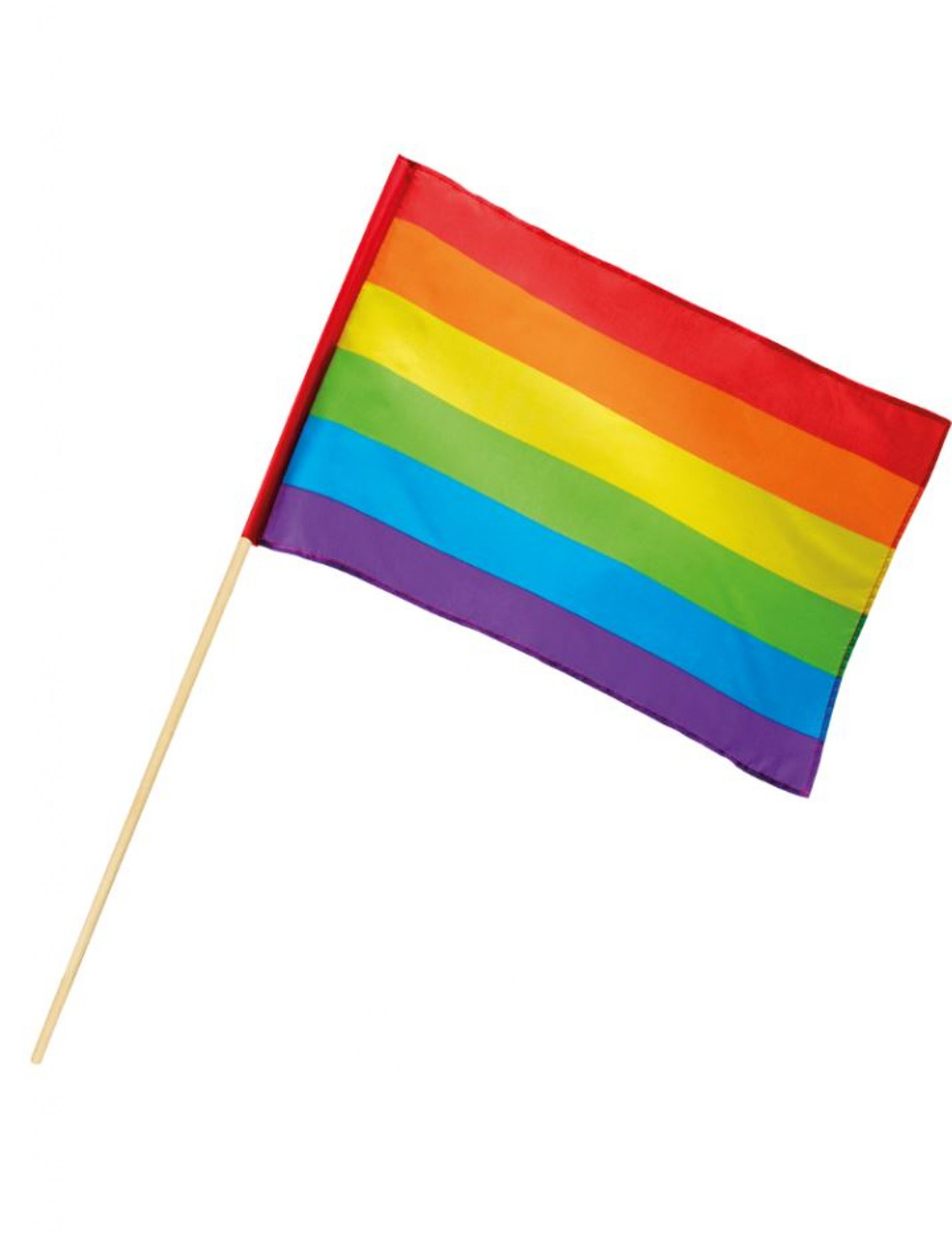 Regenbogen Flagge Party-Deko bunt 30x45cm Regenbogen Flagge Party-Deko bunt 30x45cm von BOLAND BV