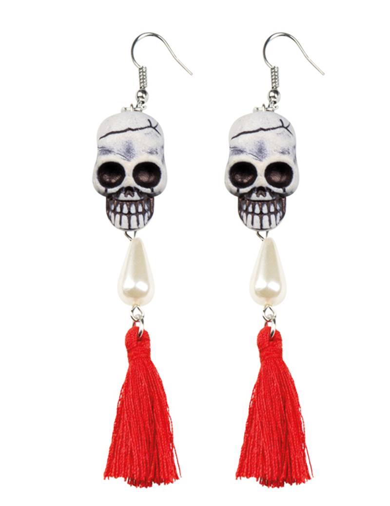 Schädel-Ohrringe Dia de los Muertos für Frauen von BOLAND BV